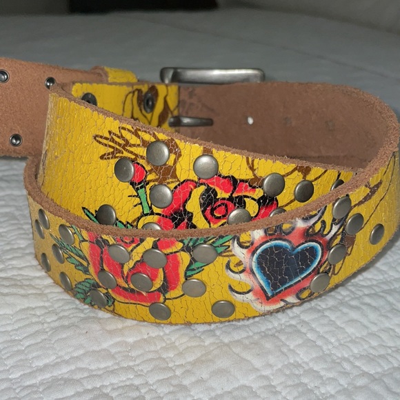 ED HARDY Embroidered Belt - Picture 3 of 10